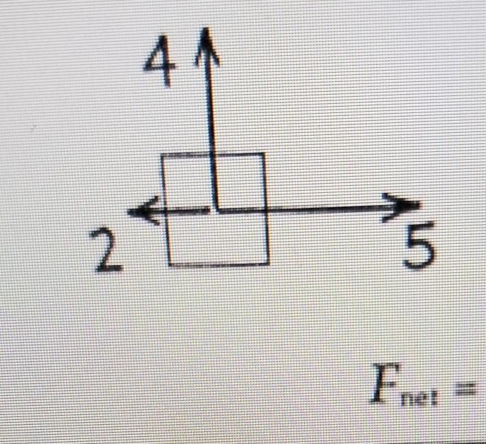 How do you calculate the net force when there are multiple forces in different directions-example-1