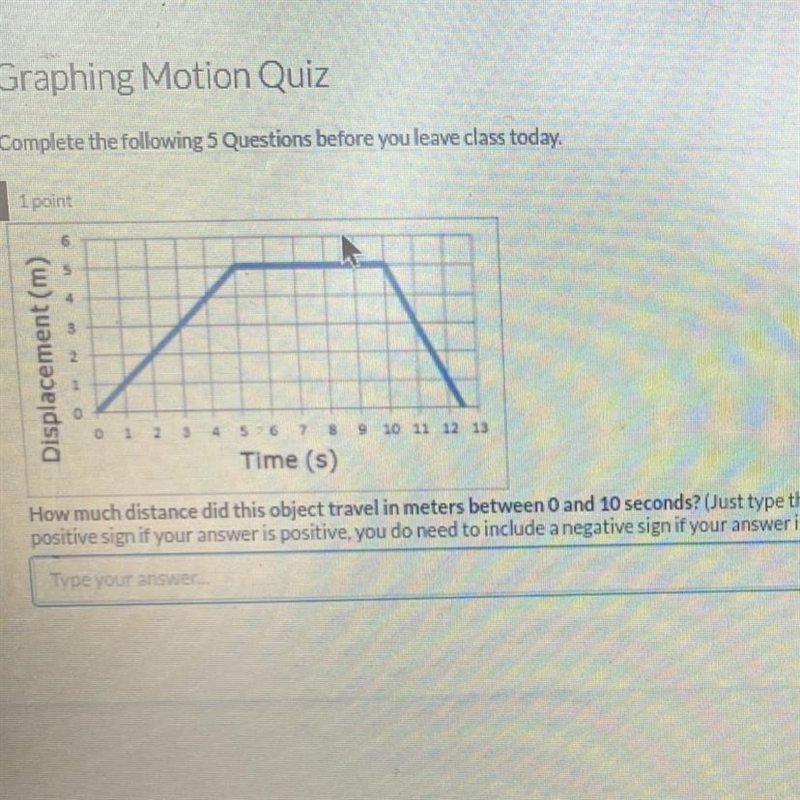 How much distance did this object travel in meters between 0 and 10 seconds-example-1