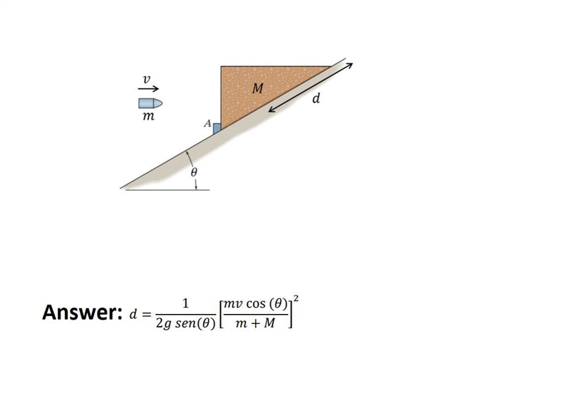 Proposed Exercise: Conservation of the Linear Moment Consider a block of M grease-example-1