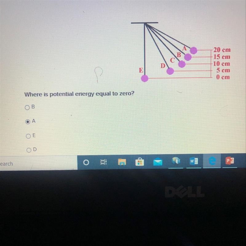 Where is the potential energy equal to zero?-example-1