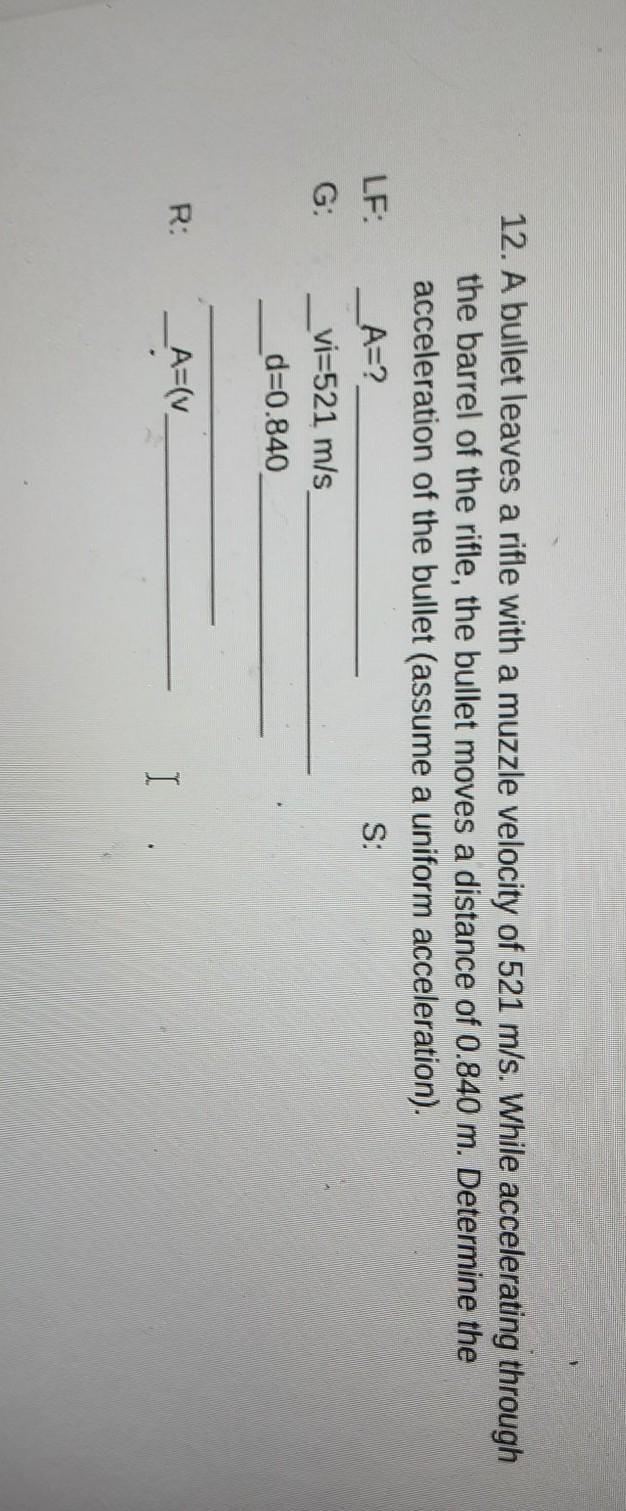 We have to use either of these formulas a=(vf-vi)/t or a=(vf^2-vi^2)2-d​-example-1