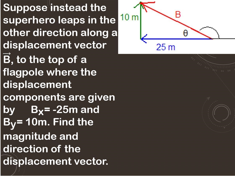 Find the magnitude and direction of the displacement vector.-example-1