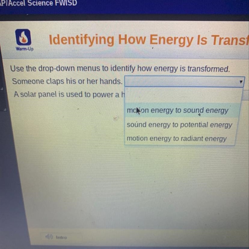 How the energy is transformed-example-1