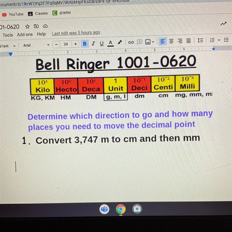 Convert 3,747 m to cm and then mm-example-1