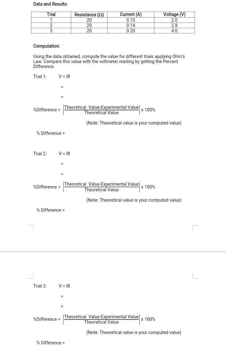 Ohm’s Law pls answer this photos​-example-1