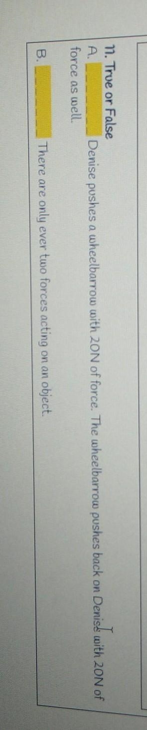 True or false? This is about Newton's laws of Motion​-example-1