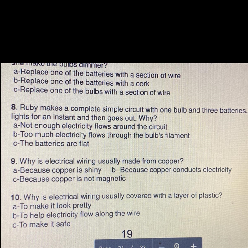 Why is electrical wiring usually made from copper ?-example-1