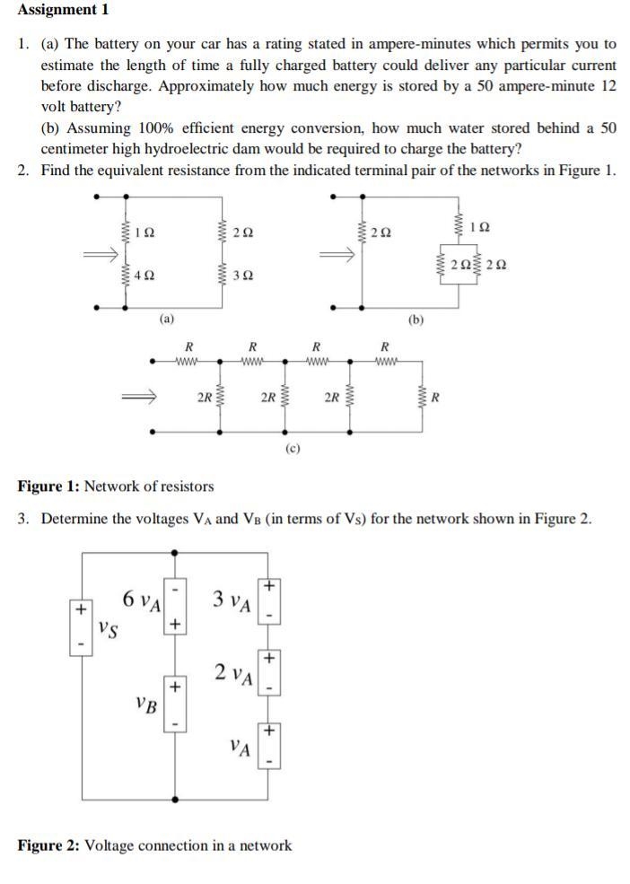 Find the equivalent resistance from the indicated terminal pair of the networks in-example-1