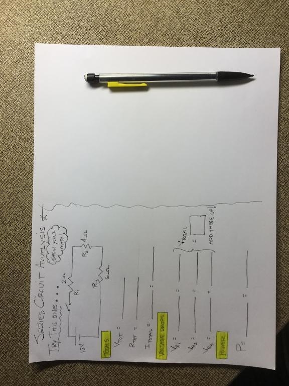 Can someone help me solve this its a simple series circuit-example-1