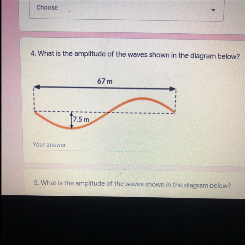 4. What is the amplitude of the waves shown in the diagram below?-example-1