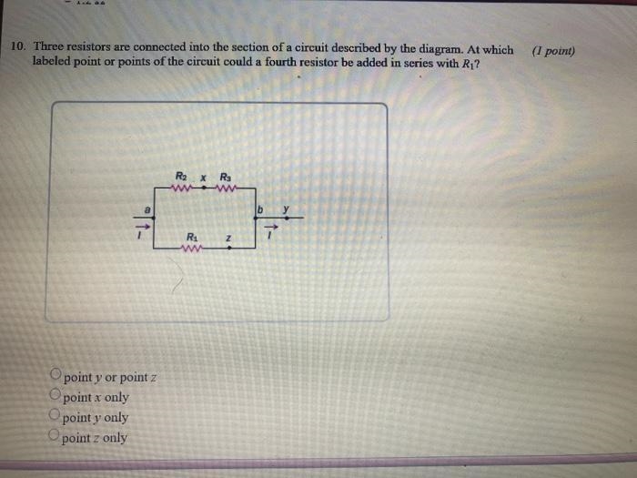 Three resistors are connected into the section of a circuit described by the diagram-example-1