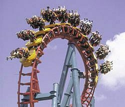 PLEASE ASAP!! The picture of the roller coaster shows A) kinetic energy, because it-example-1