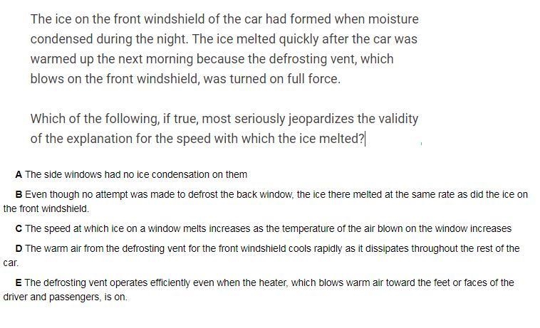 26. The ice on the front windshield of the car had formed when moisture condensed-example-1