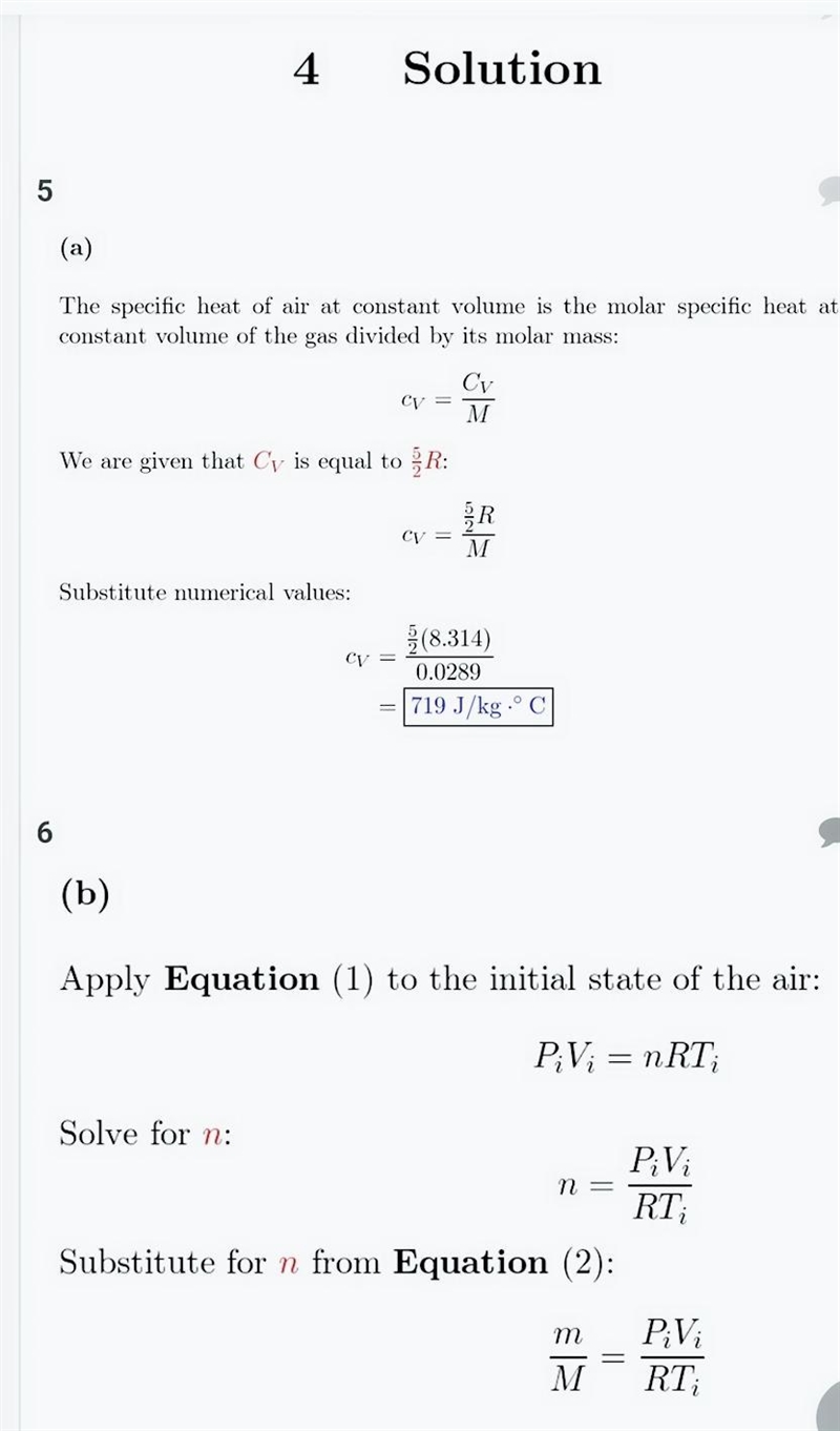 A vertical cylinder with a heavy piston contains air at 300 K. The initial pressure-example-3