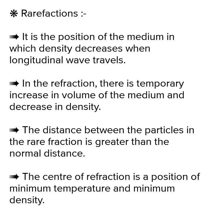 Any three different between of rarefaction and compression ​-example-2