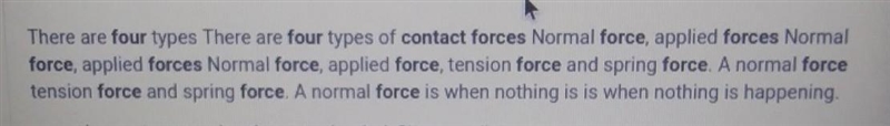 Which of the following is a contact force? a. gravity b. magnetic force c. air resistance-example-1