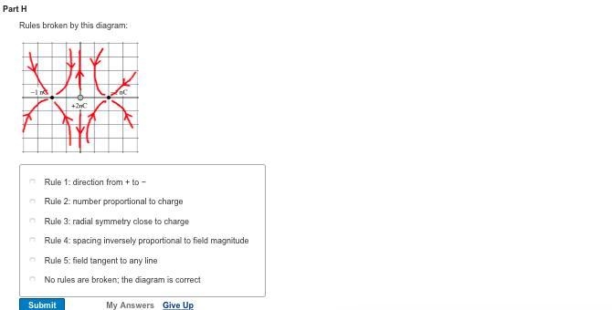 A drawing of electric field lines will immediately reveal (1) the relative magnitude-example-5