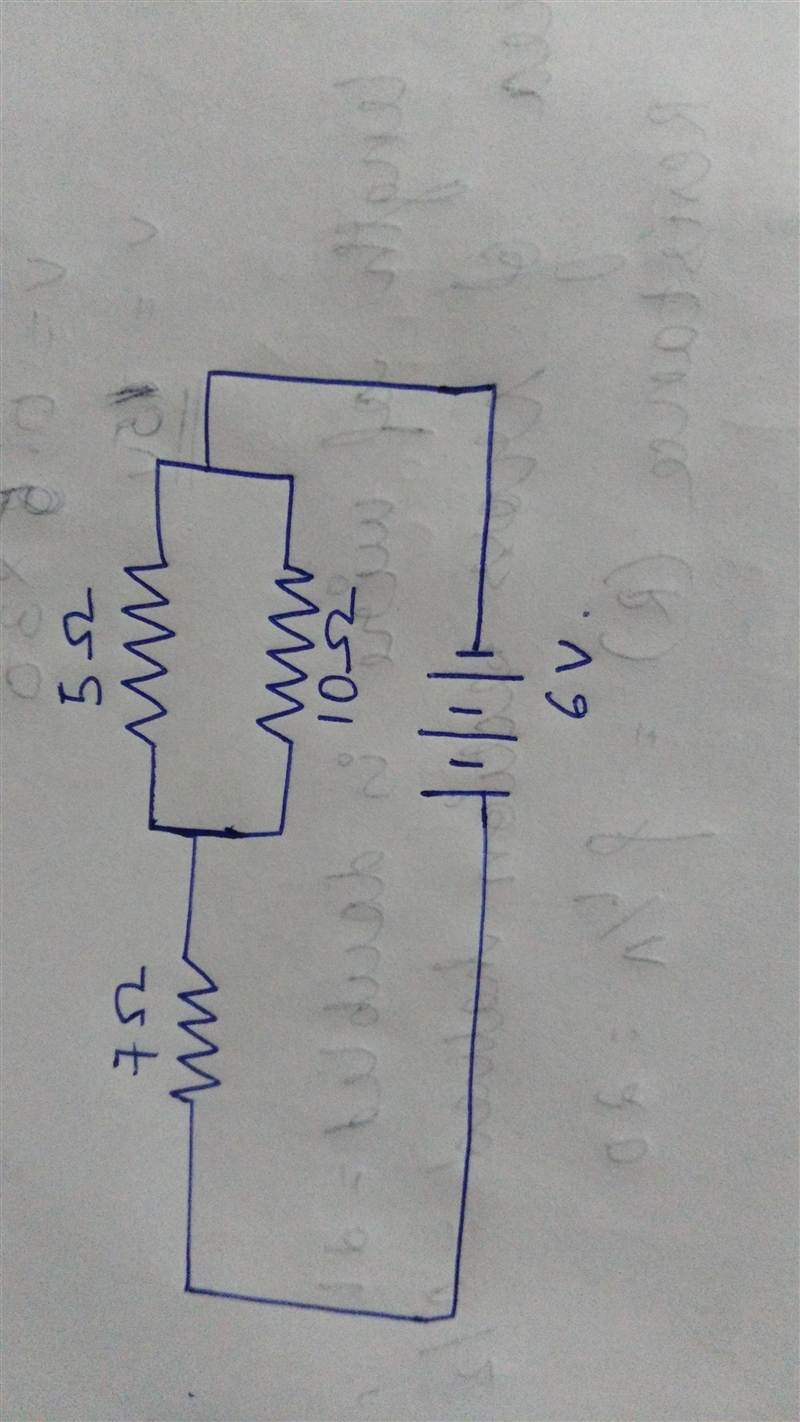 For the electric circuit given below, calculate: 3 (i) the equivalent resistance of-example-1