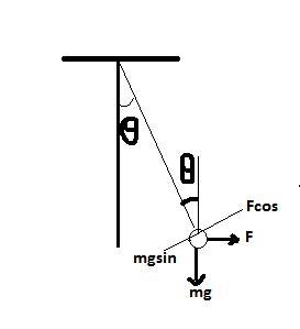 A heavy steel ball is hung from a cord to make a pendulum. The ball is pulled to the-example-1