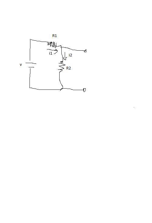 The circuit in the drawing shows two resistors, a capacitor, and a battery. When the-example-2