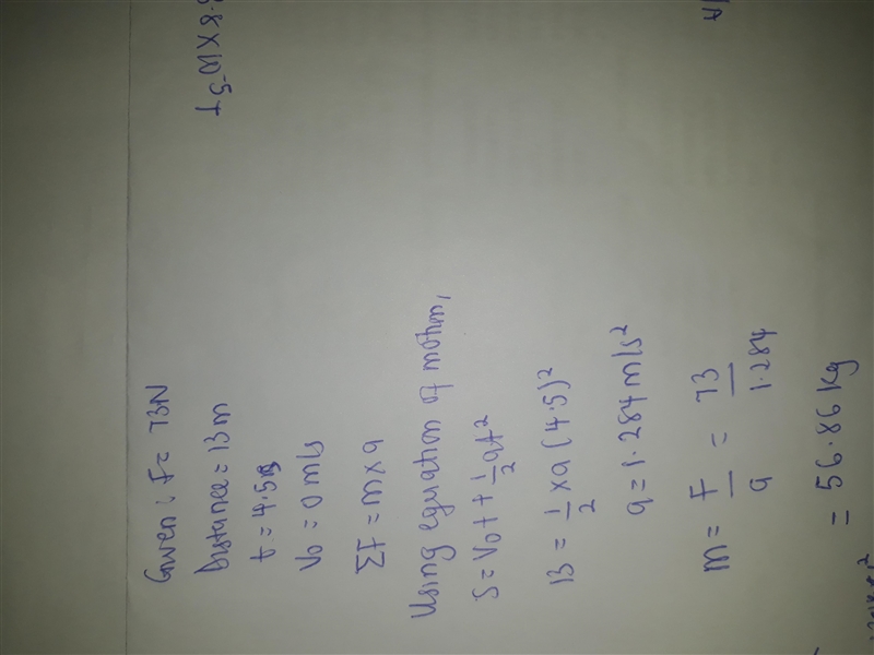 A dockworker applies a constant horizontal force of 73.0 N to a block of ice on a-example-1