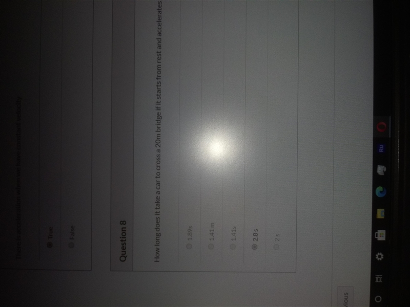 How long does it take a car to cross a 20m bridge if it starts from rest and accelerates-example-1