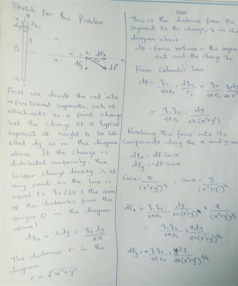 Consider the reading on Coulombs law and on vectors addition. How does the magnitude-example-2