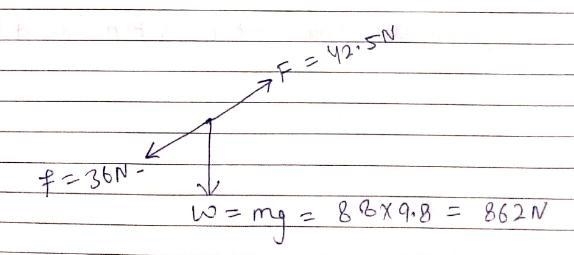 A toboggan with two riders has a total mass of 87.0 kg. A third person is pushing-example-2