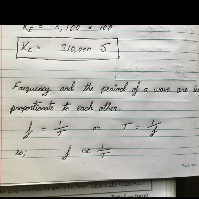 How are the frequency and period of a wave related to each other?-example-1