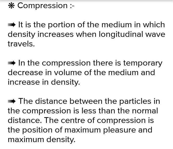 Any three different between of rarefaction and compression ​-example-1