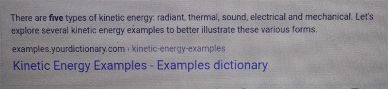 Which of the following is a form of kinetic energy?-example-1