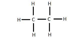 Draw the Lewis dot Structure for the molecule C2H6​-example-1