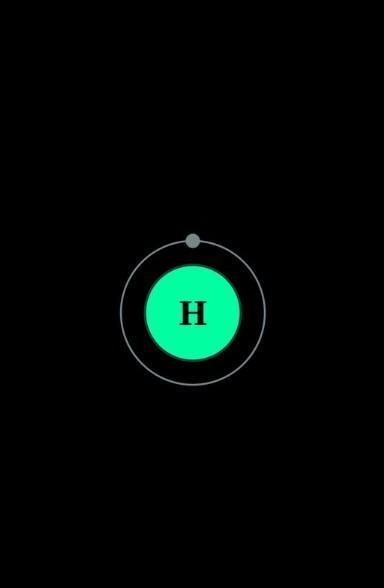 1 1. Hydrogen's one electron is found in the energy level. ок O L OM-example-2