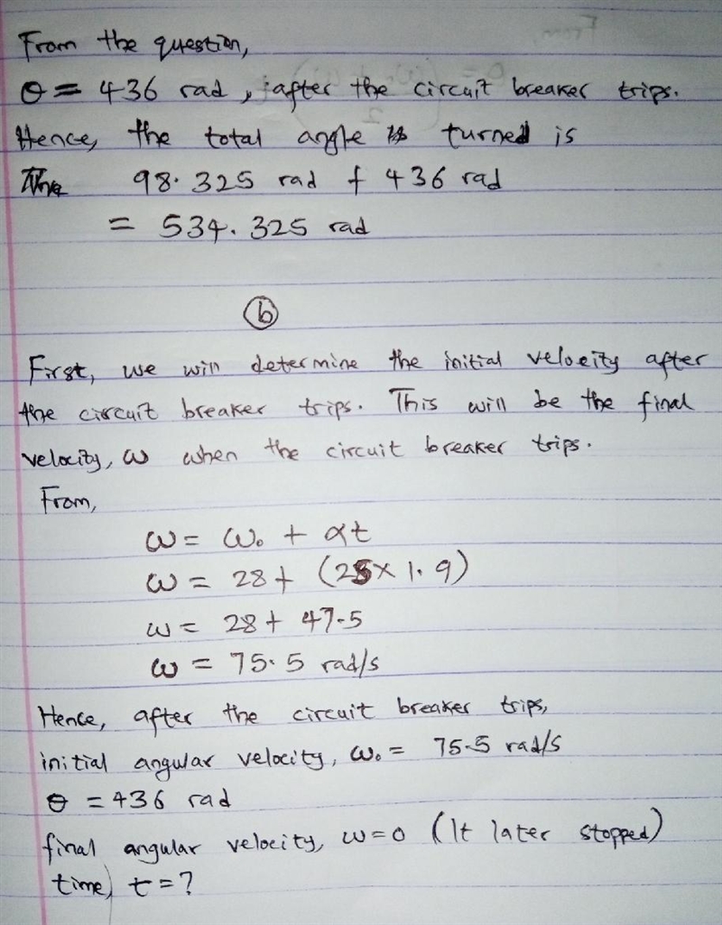 At t=0 a grinding wheel has an angular velocity of 28.0 rad/s. It has a constant angular-example-2