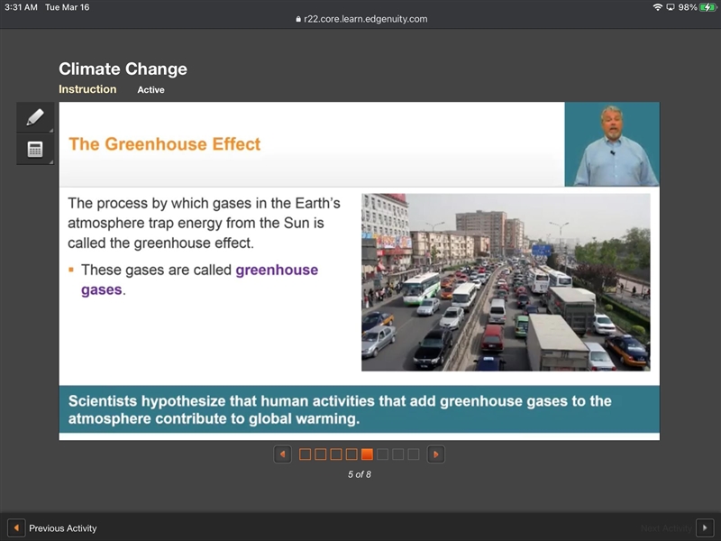 Which substances have been added by humans to the atmosphere to help trigger climate-example-2