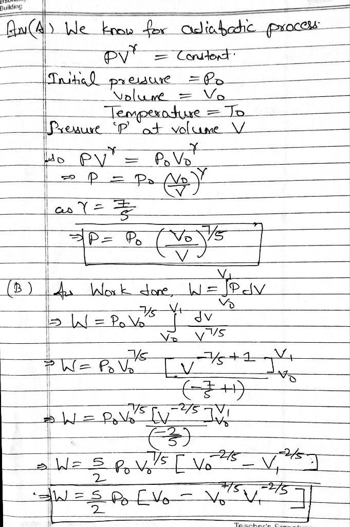 In this problem you are to consider an adiabaticexpansion of an ideal diatomic gas-example-1