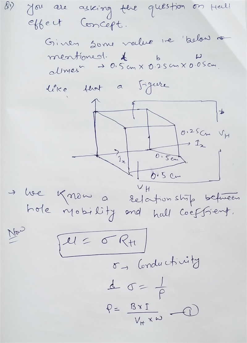 On classical Hall mobility: In a semiconductor sample, the Hall probe region has a-example-1