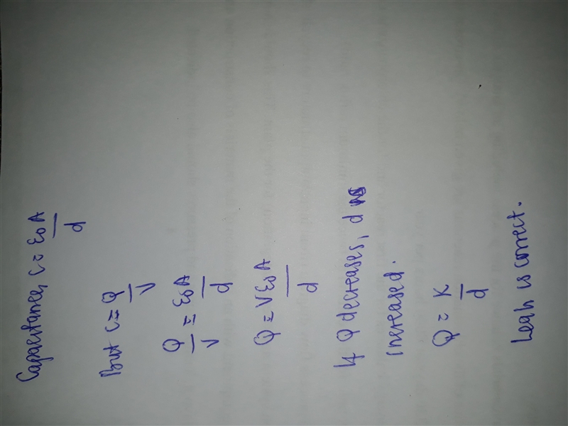 A parallel plate capacitor is connected to a battery and charged to voltage V. Leah-example-1