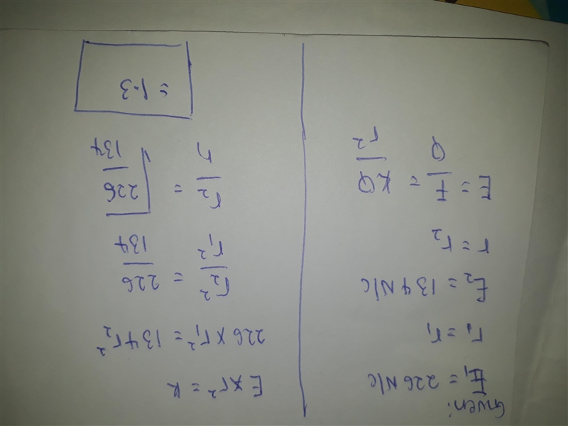 At a distance r1 from a point charge, the magnitude of the electric field created-example-1