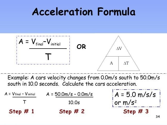 What is the formula to calculate acceleration​-example-1