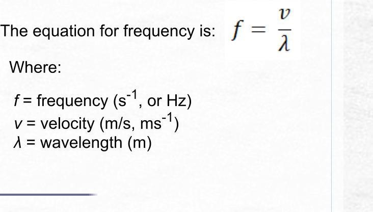 If the frequency of radiation is twice as large then its wavelength is-example-1