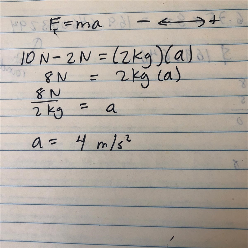 7. What is the acceleration of the box? a. 2.5 m/s2 b. 4 m/s2 c. 6 m/s2 d. 10 m/s-example-1