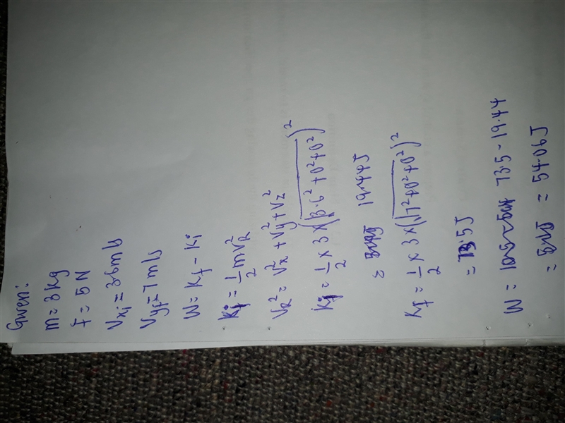 The only force acting on a 3.0 kg canister that is moving in an xy plane has a magnitude-example-1