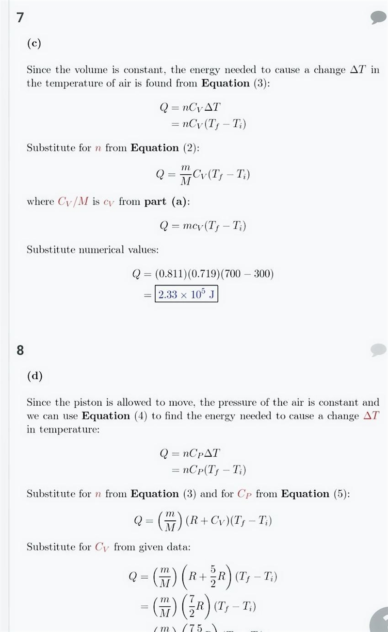 A vertical cylinder with a heavy piston contains air at 300 K. The initial pressure-example-5