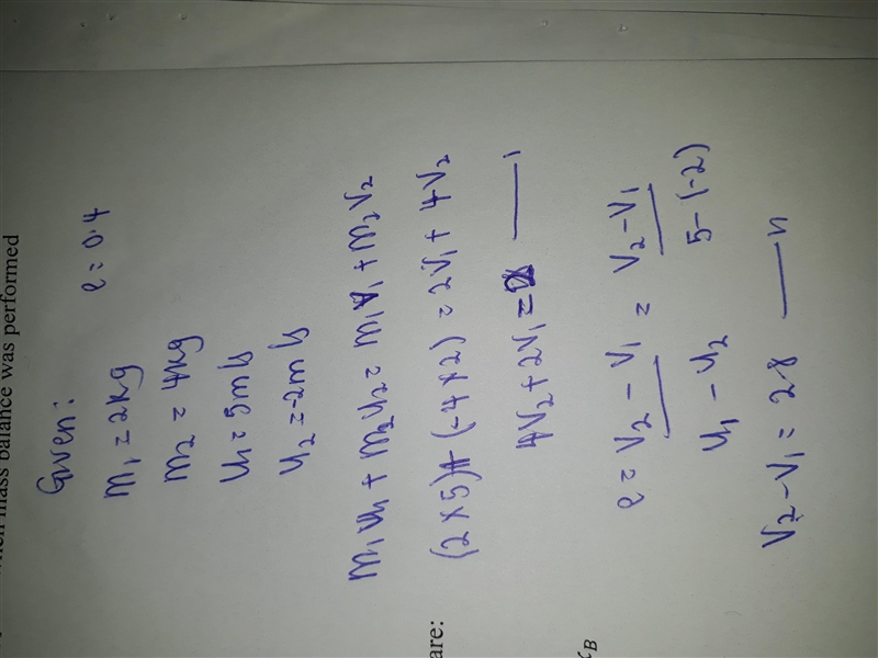 disk mass 2kg sliding on smooth surface velocit 5m/s when it strikes 4kg disk b sliding-example-1