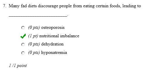 Many Fad Diets Discourage people from eating certain foods, leading to___ A Osteoporosis-example-1