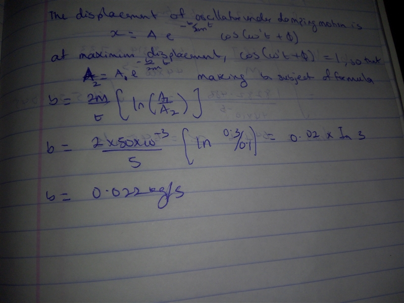 A 50.0-g hard-boiled egg moves on the end of a spring with force constant k = 25.0 N-example-1