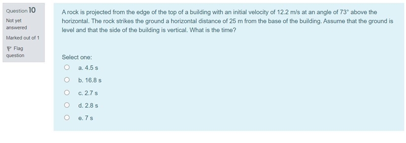 A rock is projected from the edge of the top of a building with an initial velocity-example-1