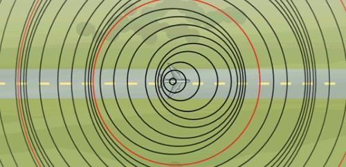 What type of motion is illustrated in the diagram below? A. Oscillating motion faster-example-1