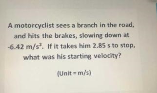 What was his starting velocity???-example-1